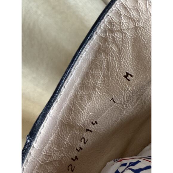 Stuart Weitzman Black Leather Harness Ankle Boots Size 7 Gold Hardware - Picture 11 of 11